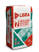 LIGRA | Mezcla Adhesiva Porcellanato